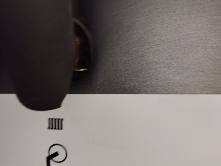 Connector E endpoint of direct BUF-3 route. Rear heat-pump close-up.